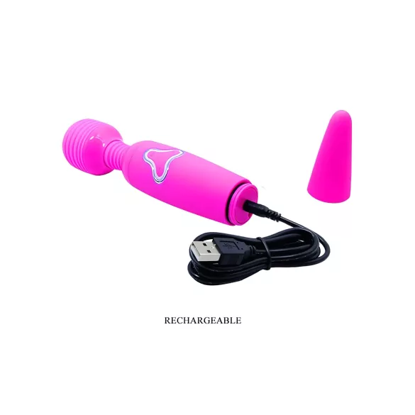 Pretty Love - vibrador massageador recarregável - silicone roxo