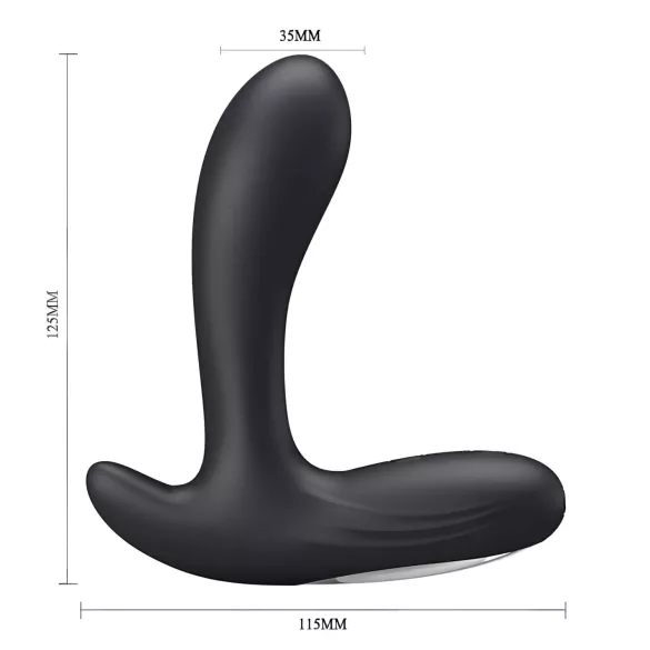 Pretty Love Backie - vibrador próstata - silicone preto