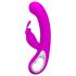 Pretty Love Webb - vibrador com estimulador de clitóris - silicone rosa