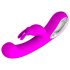 Pretty Love Webb - vibrador com estimulador de clitóris - silicone rosa