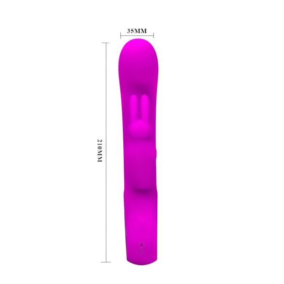 Pretty Love Webb - vibrador com estimulador de clitóris - silicone rosa