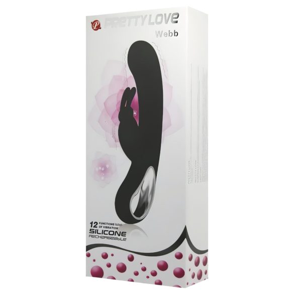 Pretty Love Webb - vibrador rabbit com estímulo clitoriano à prova d'água