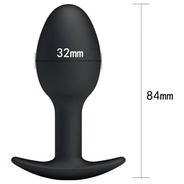 Pretty Love - dildo anal - silicone preto