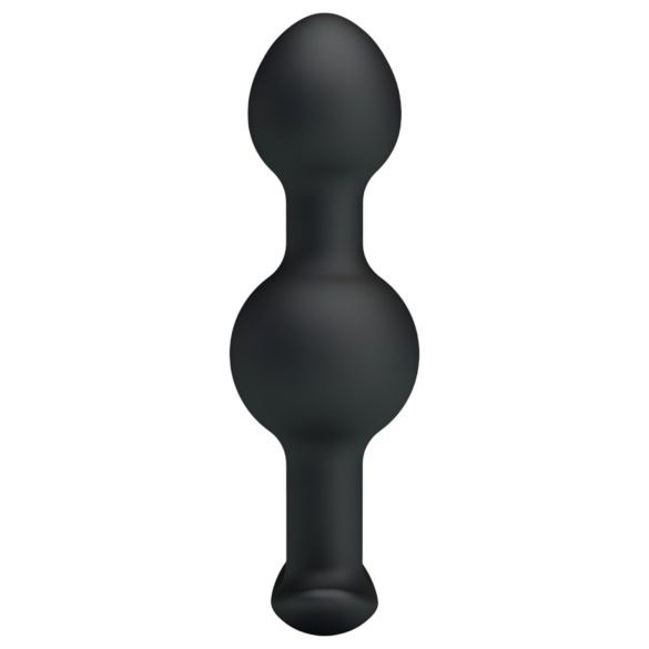 Pretty Love - plug anal com bolas internas - silicone preto