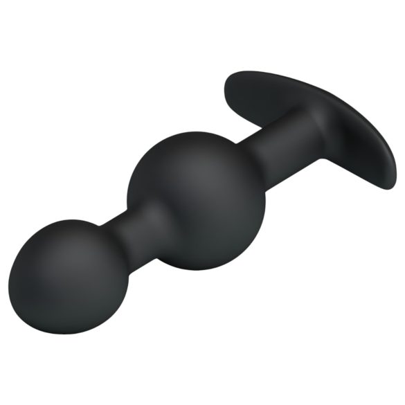 Pretty Love - plug anal com bolas internas - silicone preto
