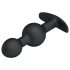 Pretty Love - plug anal com bolas internas - silicone preto