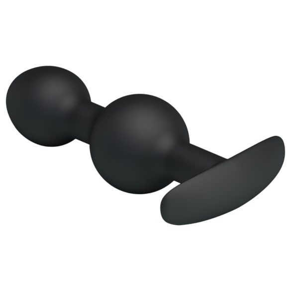Pretty Love - plug anal com bolas internas - silicone preto