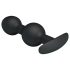 Pretty Love - plug anal com bolas internas - silicone preto