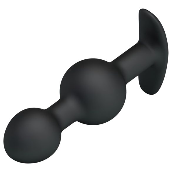 Pretty Love - plug anal com bolas internas - silicone preto
