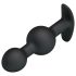 Pretty Love - plug anal com bolas internas - silicone preto
