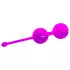 Pretty Love - bolas kegel duplas - silicone roxo