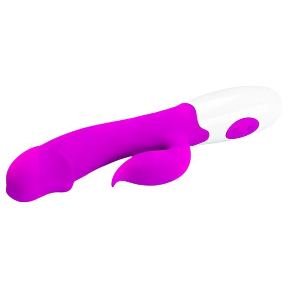 Pretty Love Peter - vibrador com estimulador de clitóris - silicone lilás
