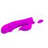 Pretty Love Peter - vibrador com estimulador de clitóris - silicone lilás