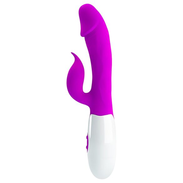 Pretty Love Peter - vibrador com estimulador de clitóris - silicone lilás