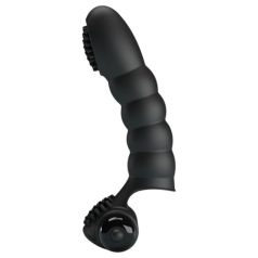   Pretty Love Alexander - vibrador de dedo estimulador - silicone preto
