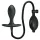 Pretty Love - plug anal inflável com esfera interna - silicone preto