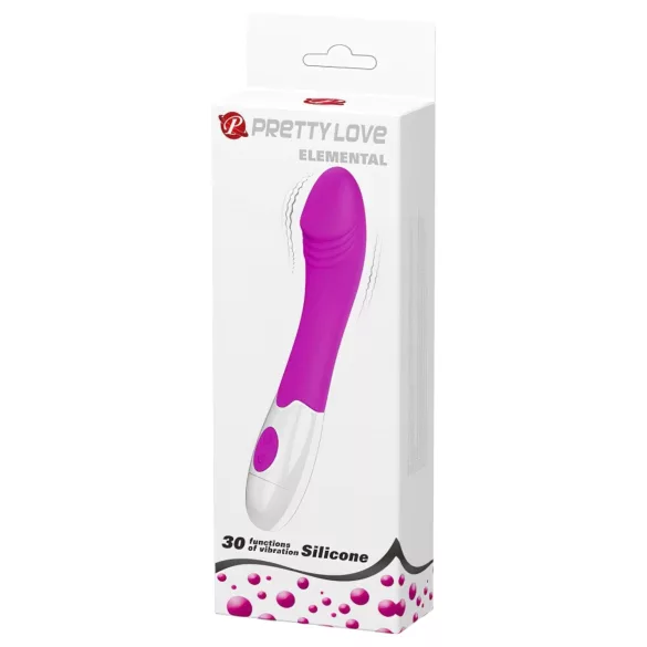 Pretty Love Elemental - vibrador ponto G - recarregável - silicone lilás