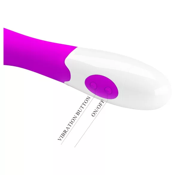 Pretty Love Elemental - vibrador ponto G - recarregável - silicone lilás