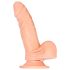 Baile Barbara Mark - vibrador realístico rotativo - 15cm cor natural