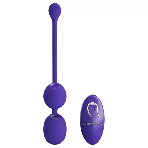 Pretty Love Willie Youth - bola vaginal com controle remoto - silicone roxo
