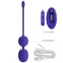 Pretty Love Willie Youth - bola vaginal com controle remoto - silicone roxo