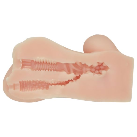 Crazy Bull - masturbador masculino vagina realista mini - cor natural