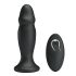 MR. PLAY - vibrador anal recarregável com controle remoto - silicone preto