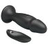 MR. PLAY - vibrador anal recarregável com controle remoto - silicone preto