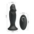 MR. PLAY - vibrador anal recarregável com controle remoto - silicone preto