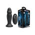 MR. PLAY - vibrador anal recarregável com controle remoto - silicone preto