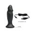 MR. PLAY - vibrador anal recarregável com controle remoto - silicone preto