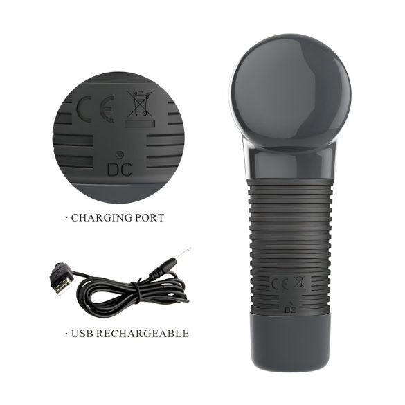 Pretty Love - massageador tipo pistola - recarregável - preto