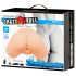 Crazy Bull - masturbador realístico vibratório tipo vagina anal - cor natural