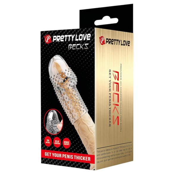Pretty Love Becks - capa peniana - transparente