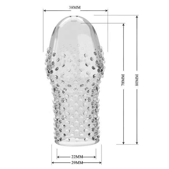 Pretty Love Becks - capa peniana - transparente