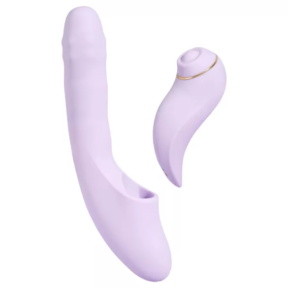 Svakom DuoGlow - vibrador ponto G e clitóris recarregável lilás
