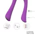 Sex HD Sunshine - vibrador ponto G recarregável texturizado - silicone lilás