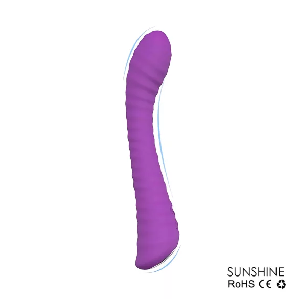 Sex HD Sunshine - vibrador ponto G recarregável texturizado - silicone lilás