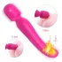 Sex HD Iris - vibrador massageador aquecido 2 motores silicone rosa