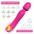 Sex HD Iris - vibrador massageador aquecido 2 motores silicone rosa