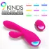 Sex HD Muses - vibrador recarregável aquecível à prova d'água - rosa