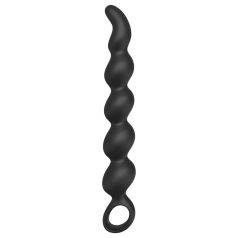 Sex HD Steven - dildo anal com pérolas - silicone preto