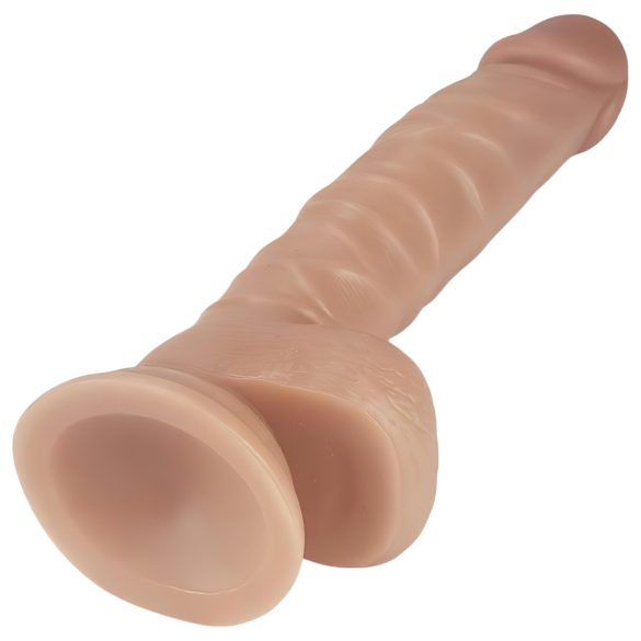 Lovetoy Real Extreme - dildo com ventosa - 21cm - cor natural