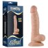 Lovetoy Real Extreme - dildo com ventosa e escroto - 19cm cor natural