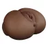 Lovetoy Streetgirl's 12 - torso de vagina artificial e tanga (pele escura natural)