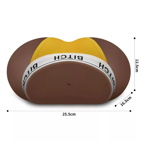 Lovetoy Streetgirl's 12 - torso de vagina artificial e tanga (pele escura natural)