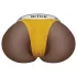 Lovetoy Streetgirl's 12 - torso de vagina artificial e tanga (pele escura natural)
