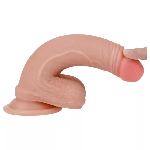 Lovetoy Nature Cock - Dildo realístico dupla camada - 18cm cor pele