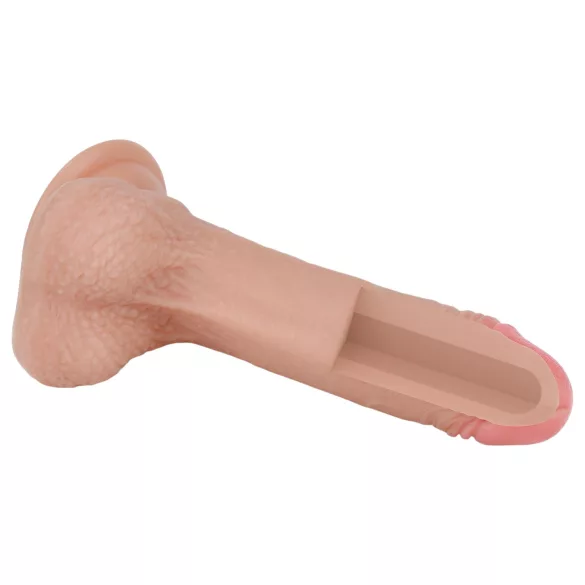 Lovetoy Nature Cock - Dildo realístico dupla camada - 18cm cor pele