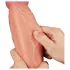 Lovetoy - dildo realístico dupla camada - 25cm cor pele